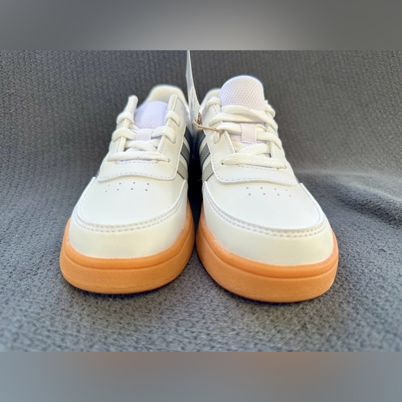 Adidas Breaknet 2.0 K, White and gradient grey - Picture 3 of 10